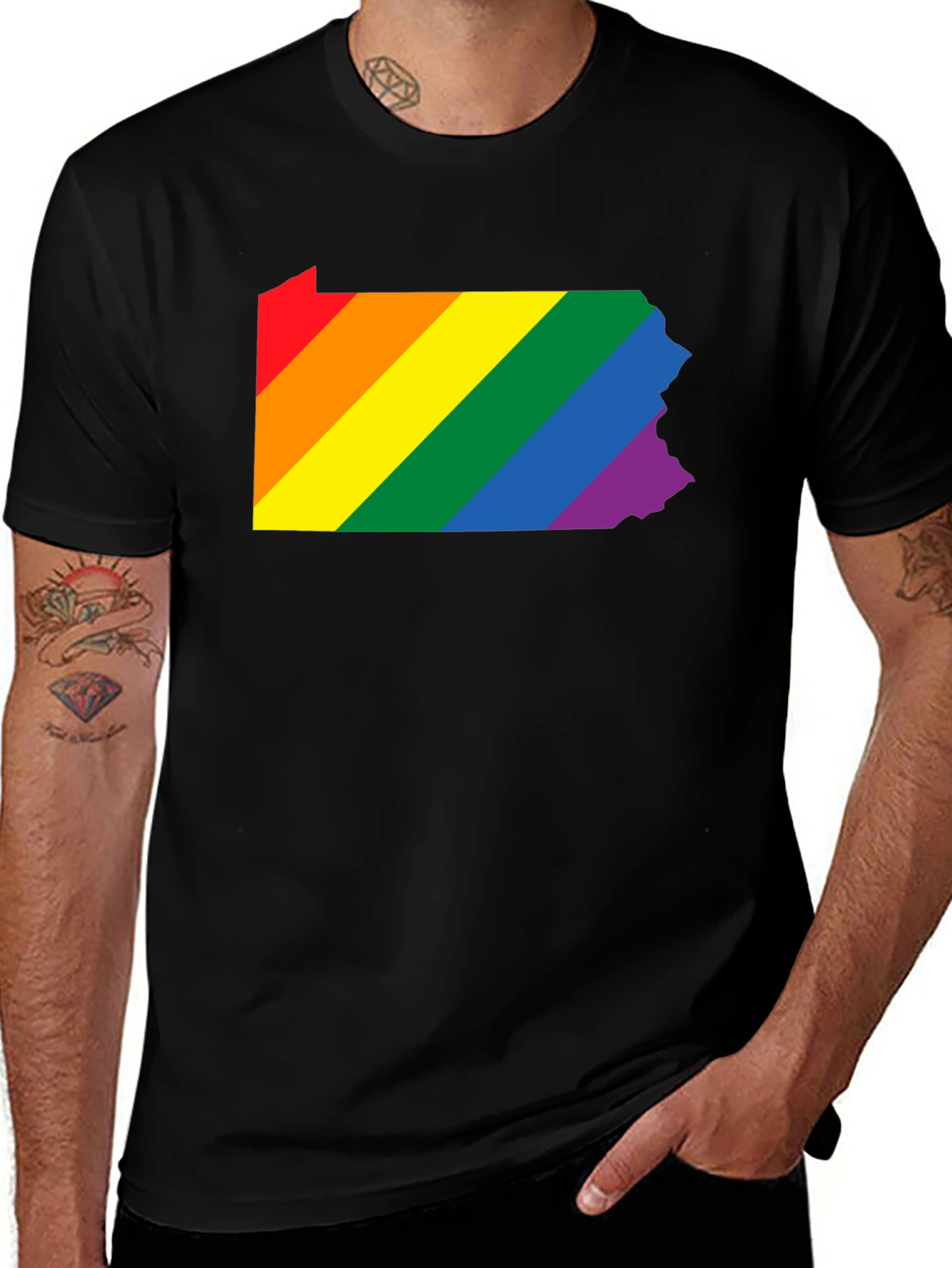 Rainbow Pennsylvania Pride T-Shirt