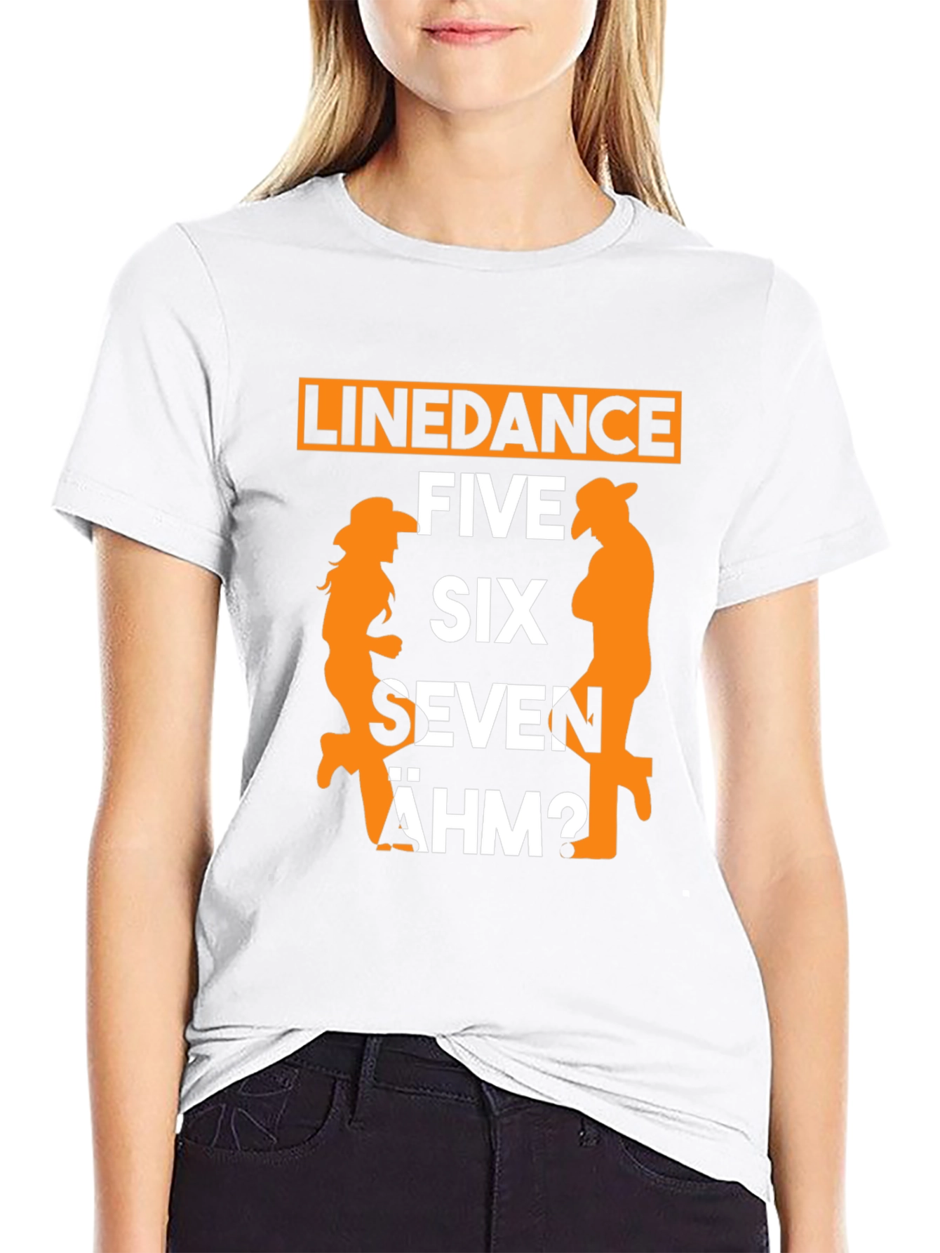 Line Dance T-Shirt: Five Six Seven ÄHM?