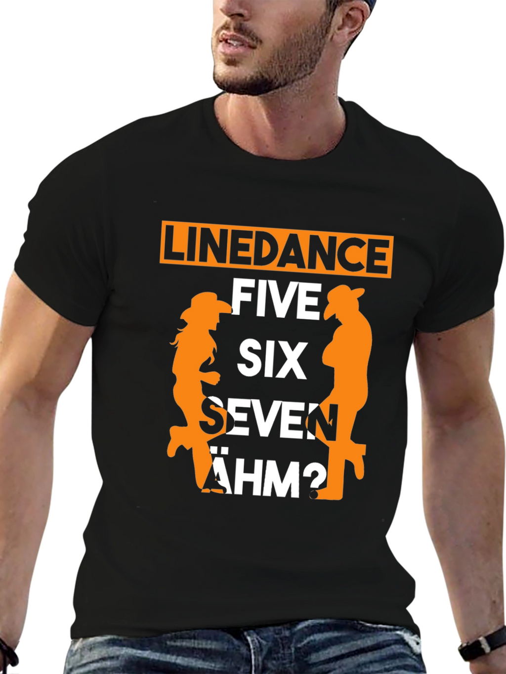 Line Dance T-Shirt: Five Six Seven ÄHM?