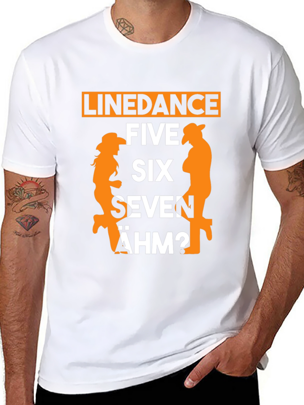 Line Dance T-Shirt: Five Six Seven ÄHM?