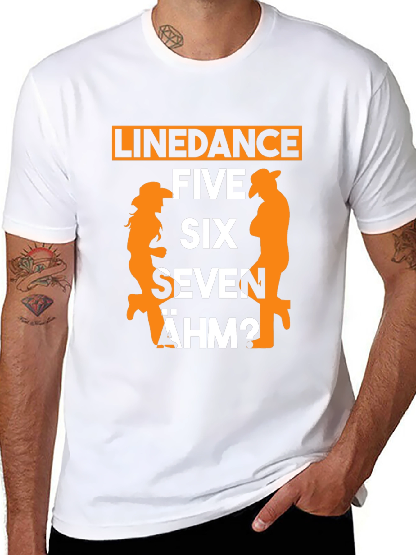 Line Dance T-Shirt: Five Six Seven ÄHM?