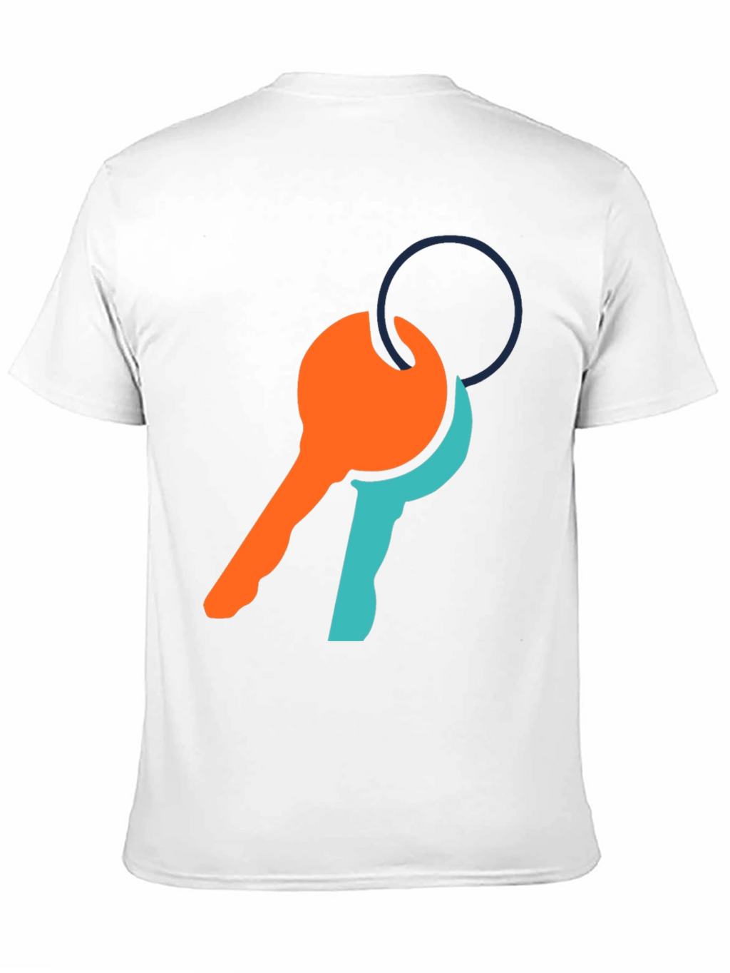 Modern Key Graphic Tee - Casual Comfort