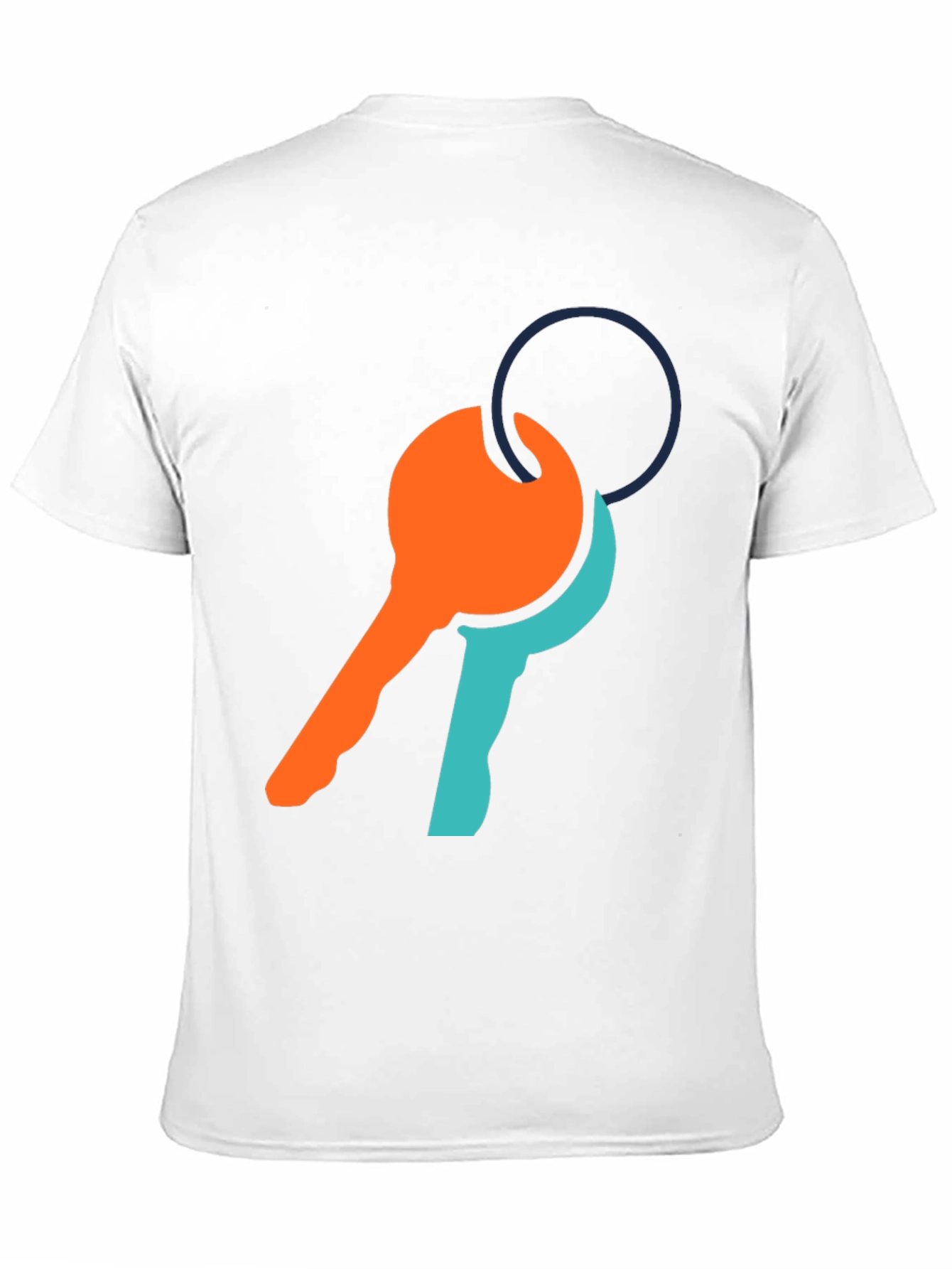 Modern Key Graphic Tee - Casual Comfort