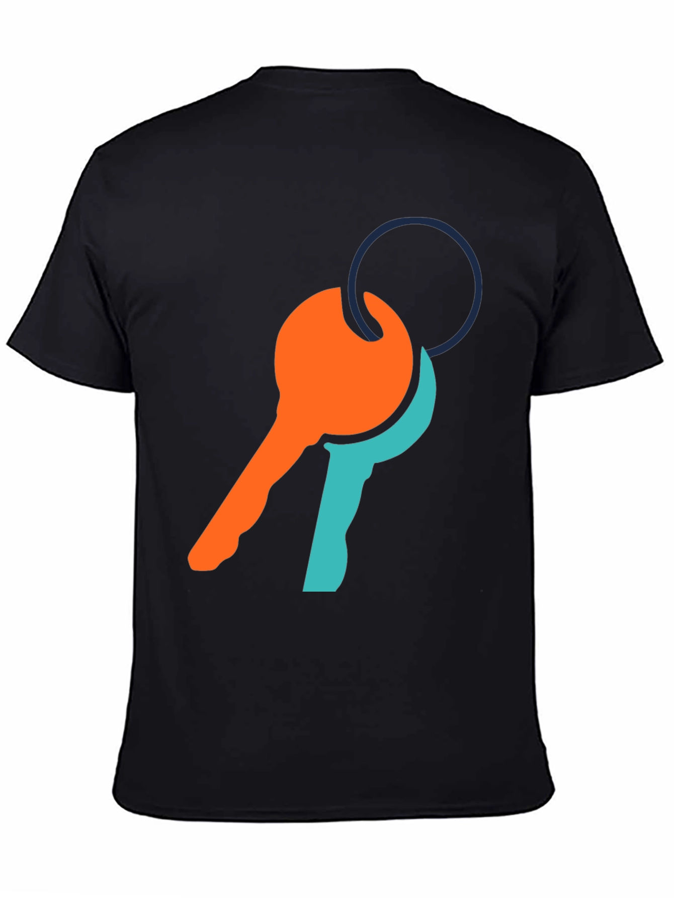 Modern Key Graphic Tee - Casual Comfort