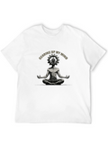 Gearing Up My Mind Black Graphic T-Shirt