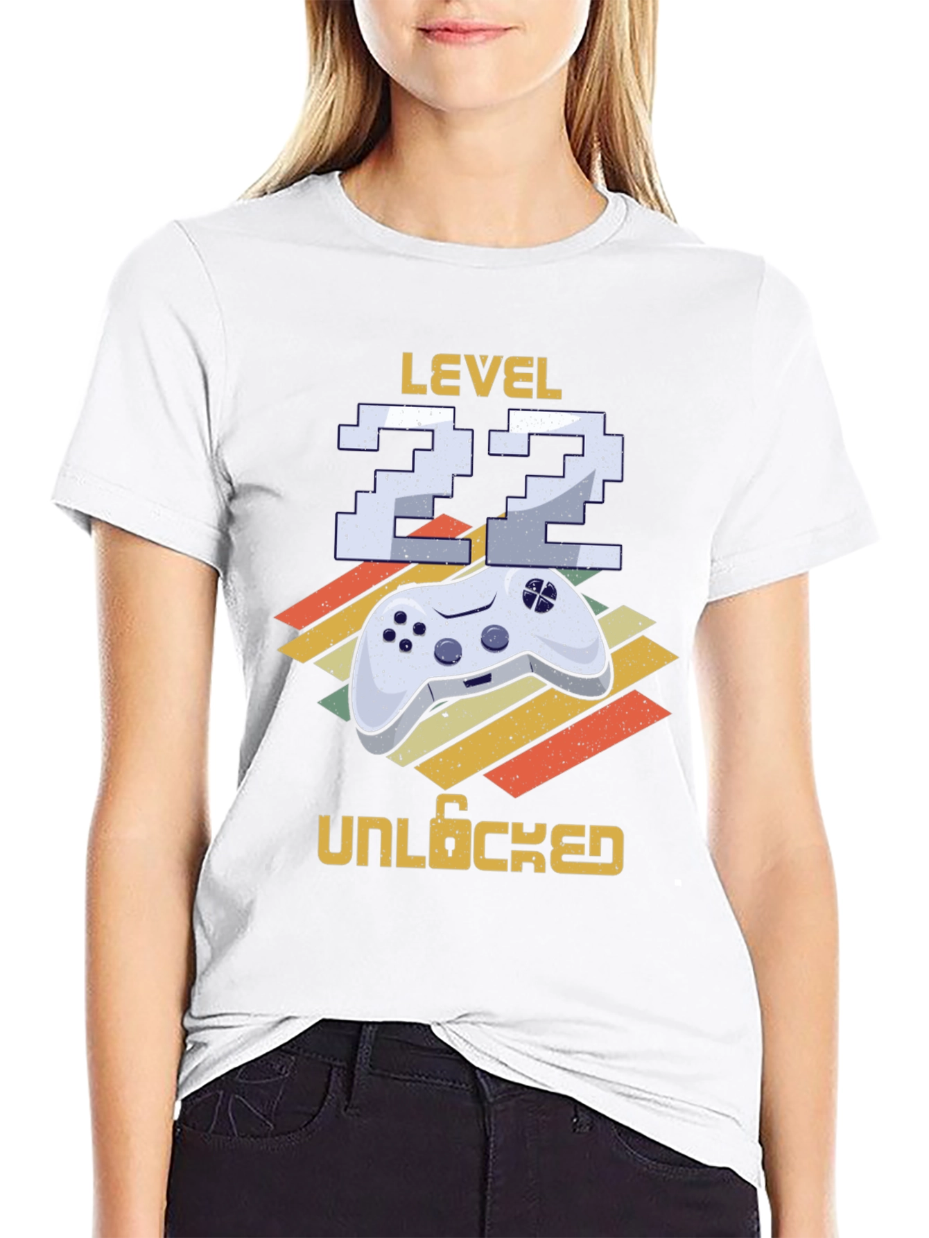 Level 22 Unlocked Gaming T-Shirt