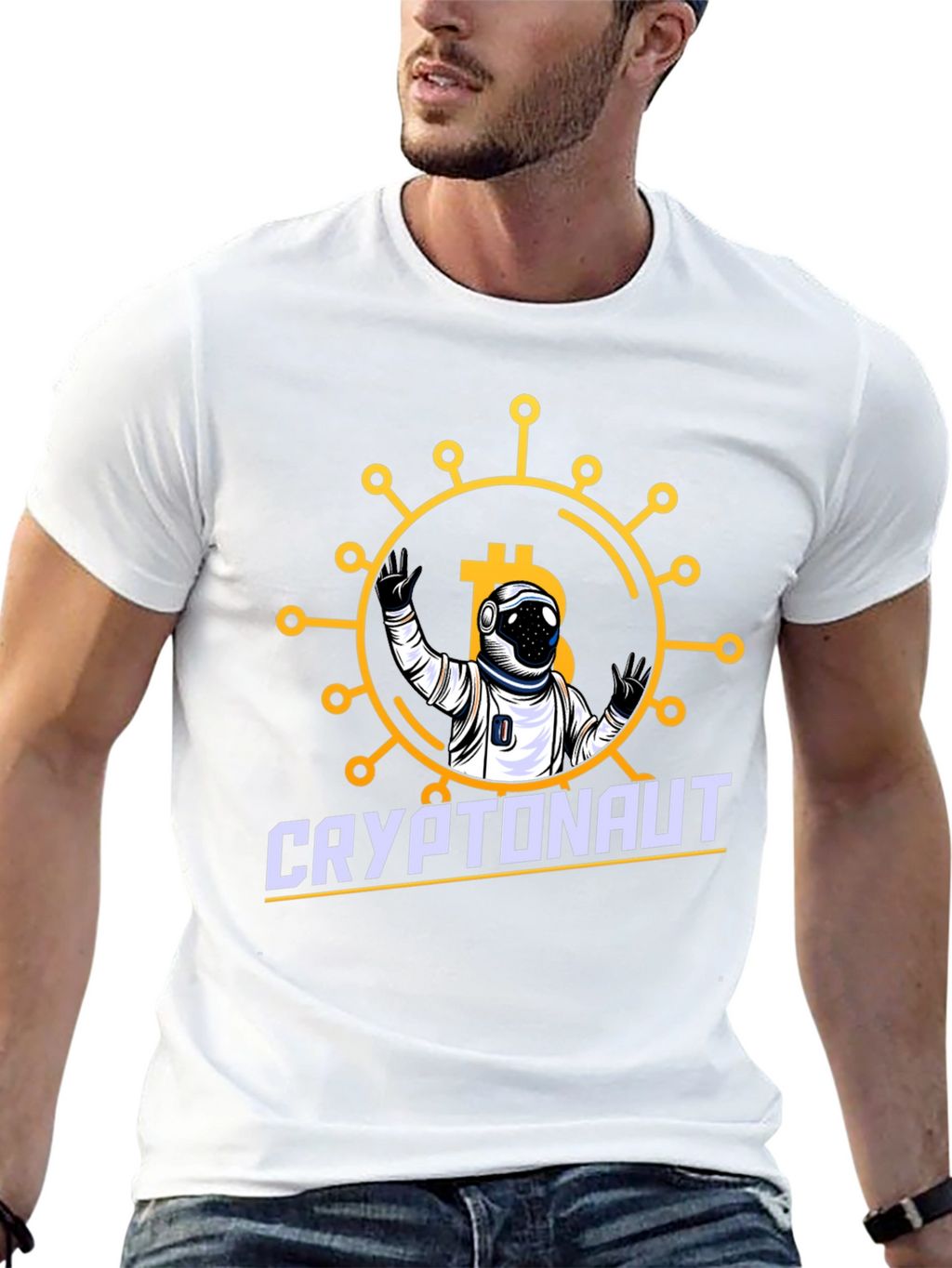 Cryptonaut Bitcoin Graphic Tee