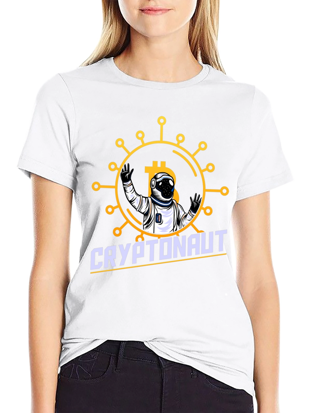 Cryptonaut Bitcoin Graphic Tee