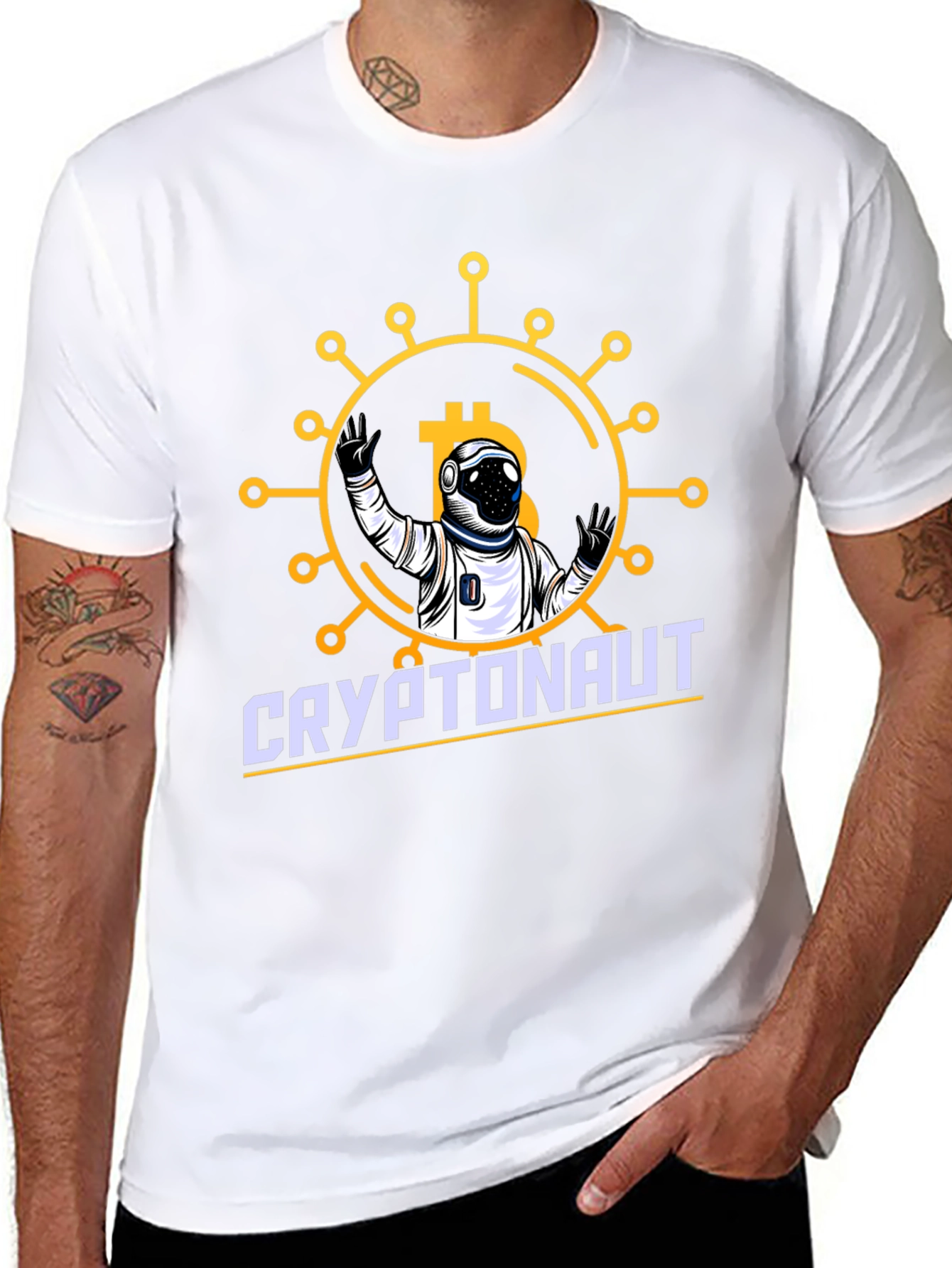 Cryptonaut Bitcoin Graphic Tee
