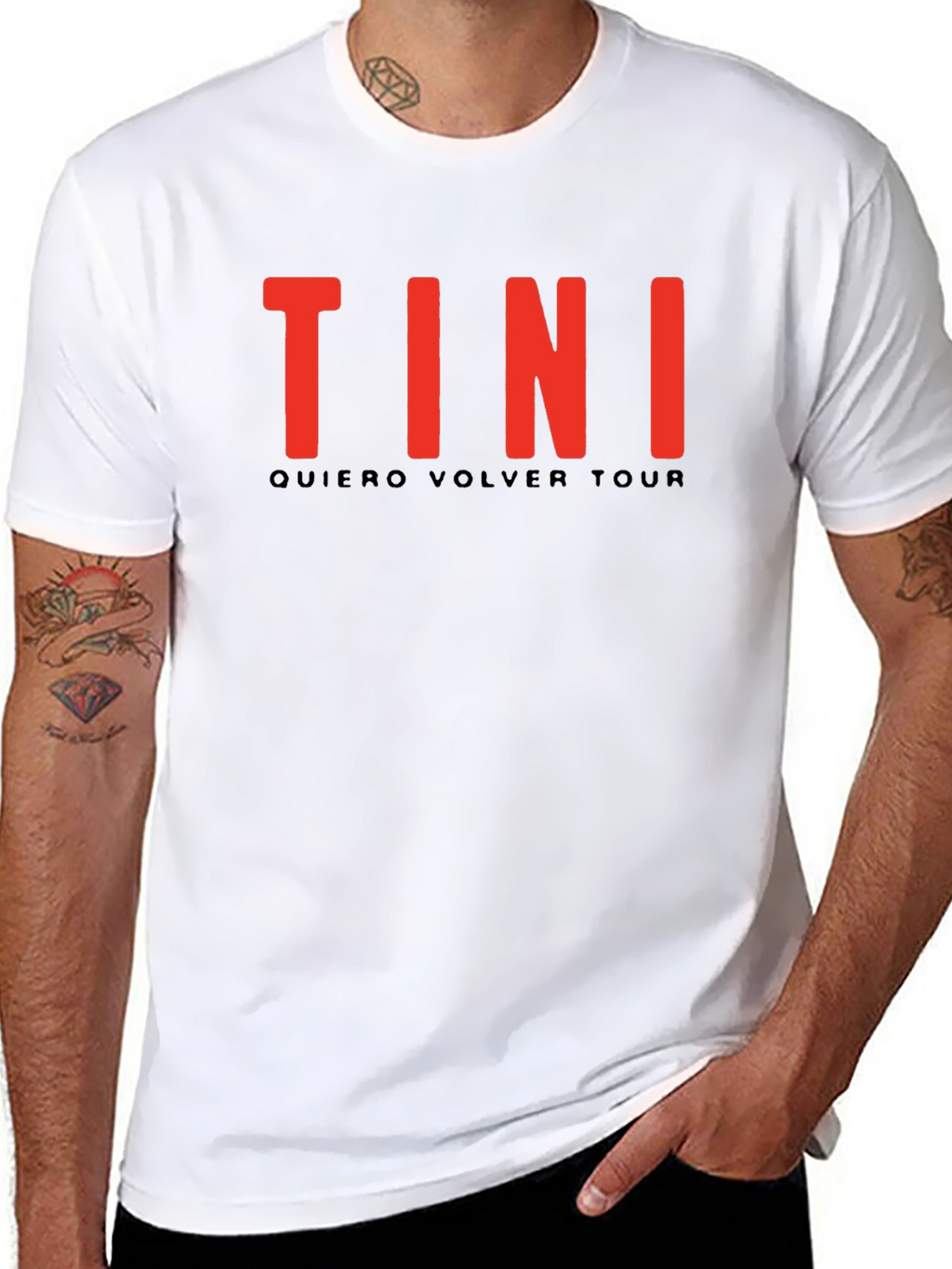 TINI Quiero Volver Tour Black T-Shirt