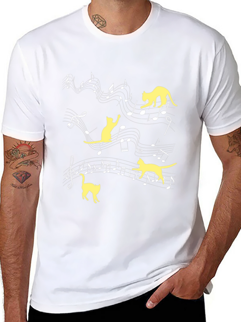 Cats on Staff T-Shirt