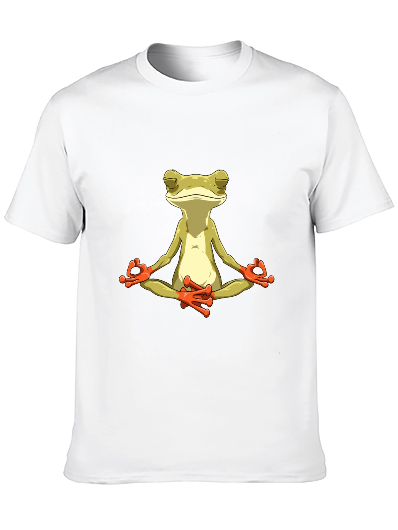 Meditating Frog Graphic Tee - Black T-Shirt
