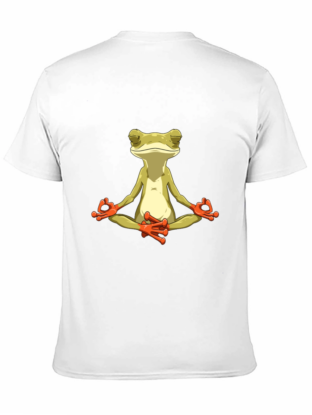 Meditating Frog Graphic Tee - Black T-Shirt