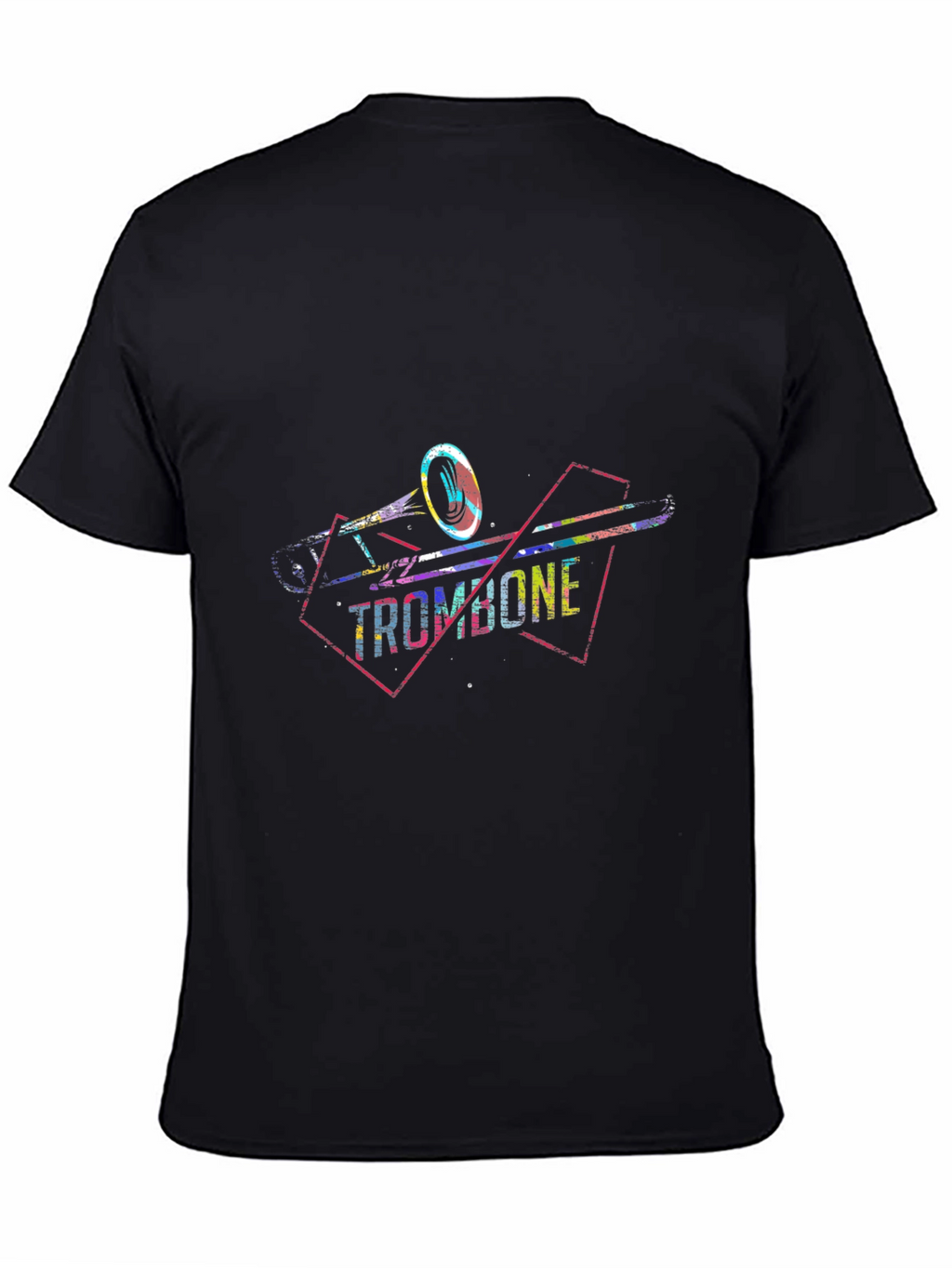 Trombone Graphic Tee - Music Lovers Shirt
