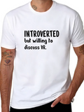 Introverted VR T-Shirt - Black Cotton Tee