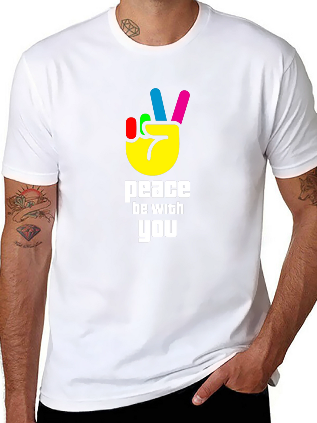 Peace Be With You Graphic T-Shirt