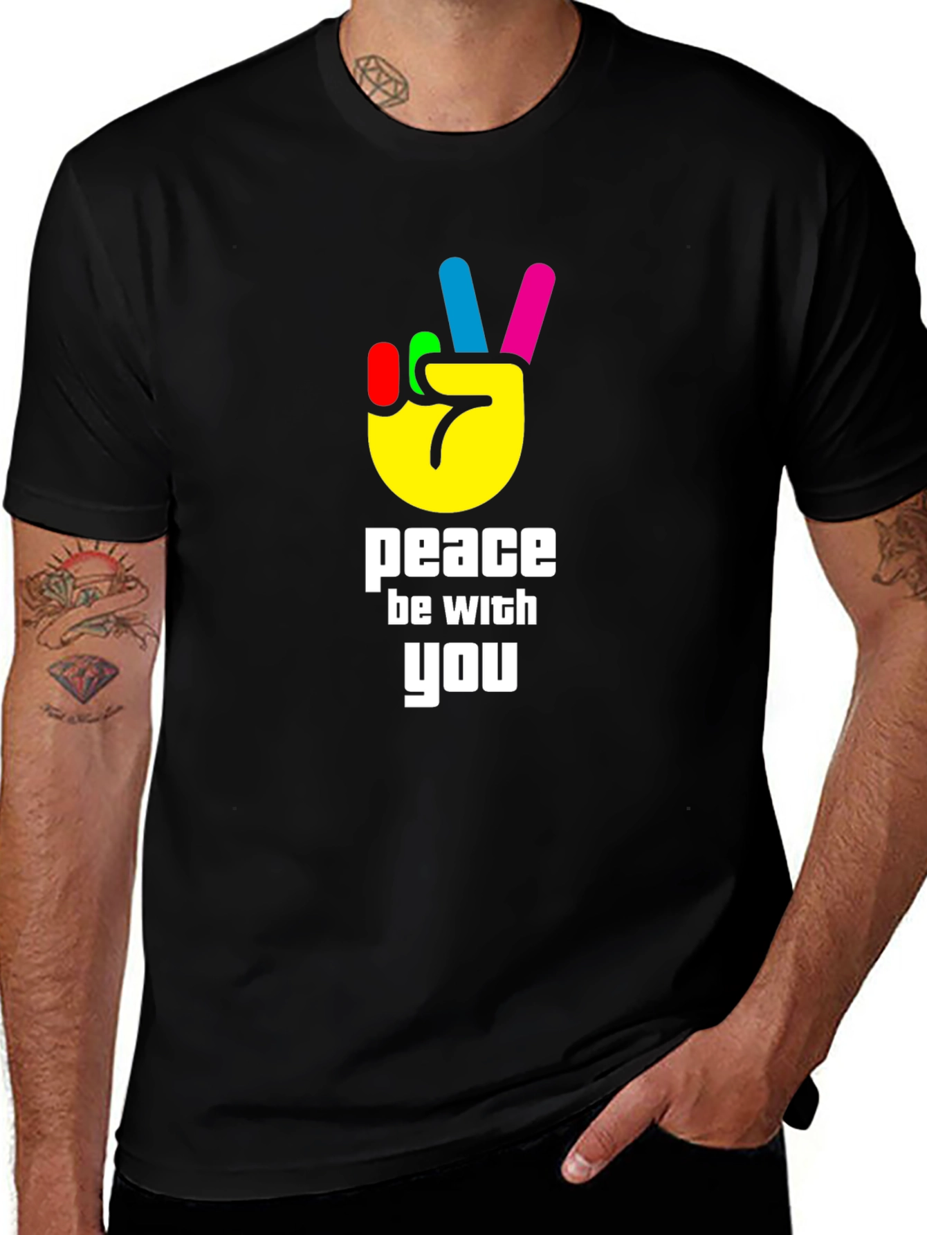 Peace Be With You Graphic T-Shirt