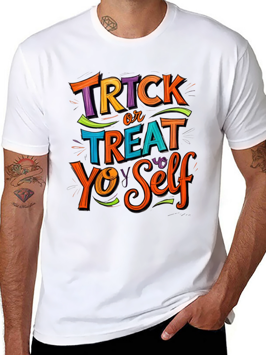 Trick or Treat Yo Self Halloween T-Shirt