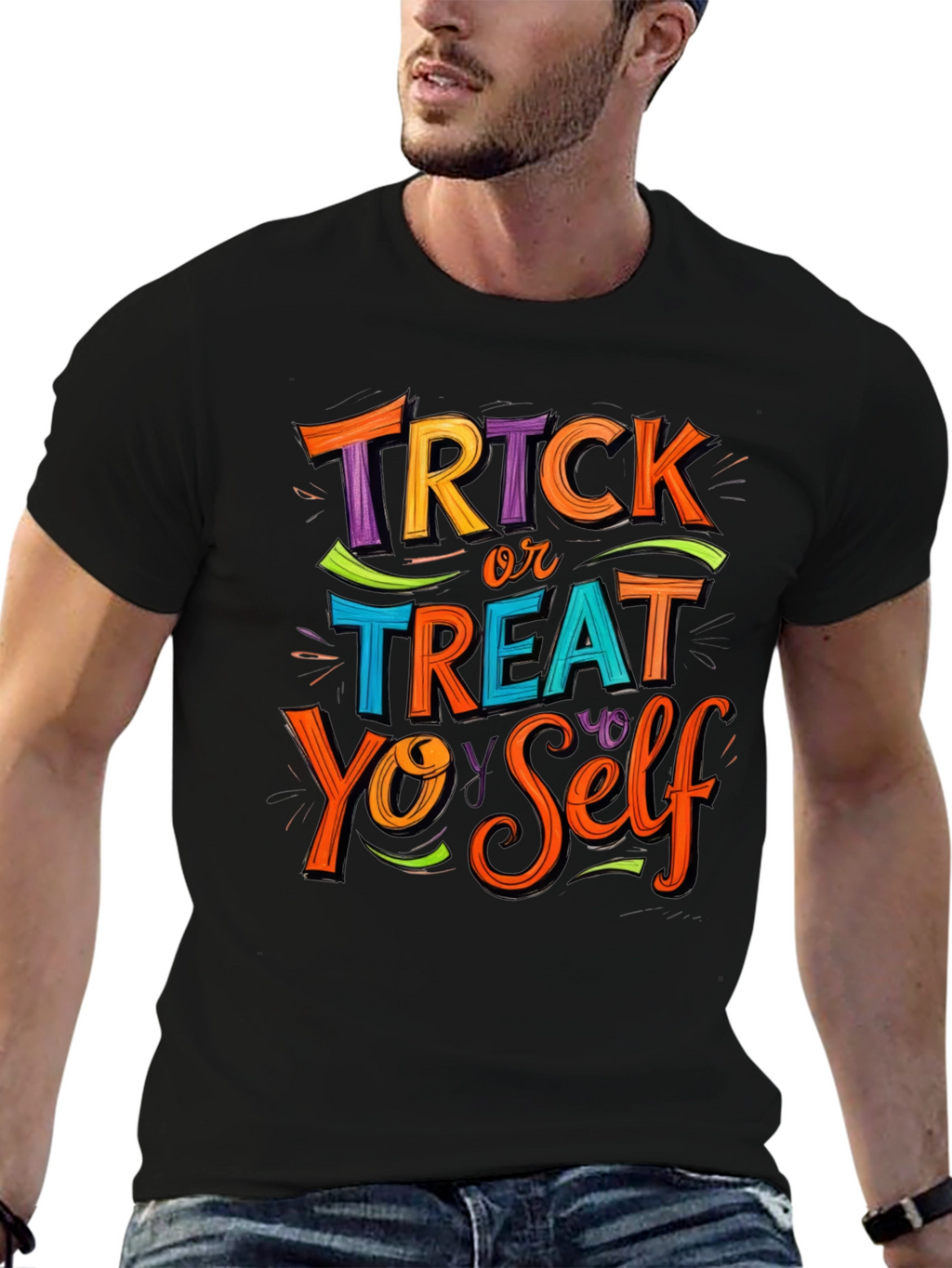 Trick or Treat Yo Self Halloween T-Shirt