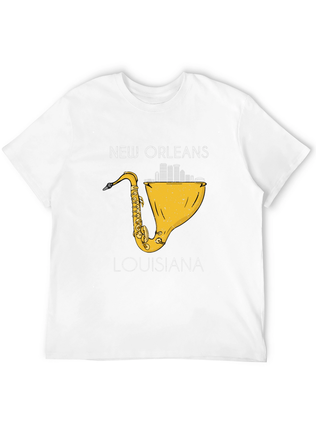 New Orleans Louisiana Saxophone T-Shirt
