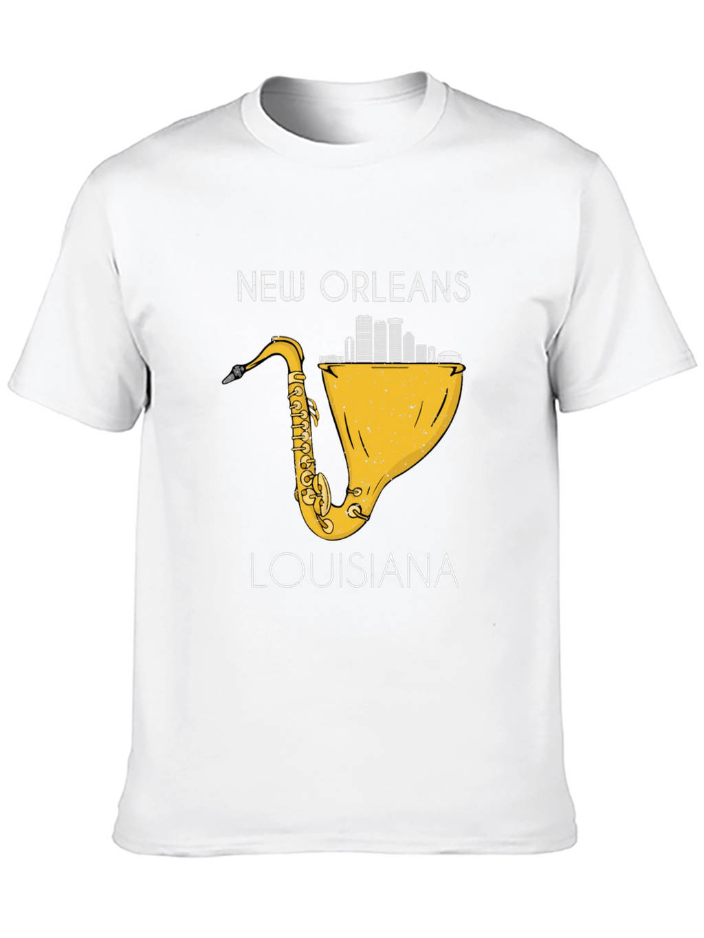 New Orleans Louisiana Saxophone T-Shirt