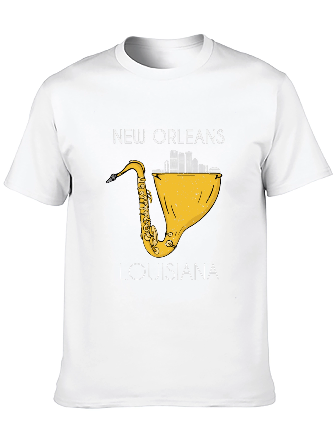 New Orleans Louisiana Saxophone T-Shirt