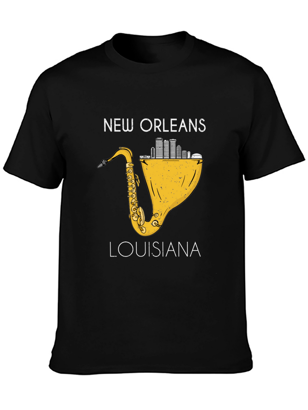 New Orleans Louisiana Saxophone T-Shirt