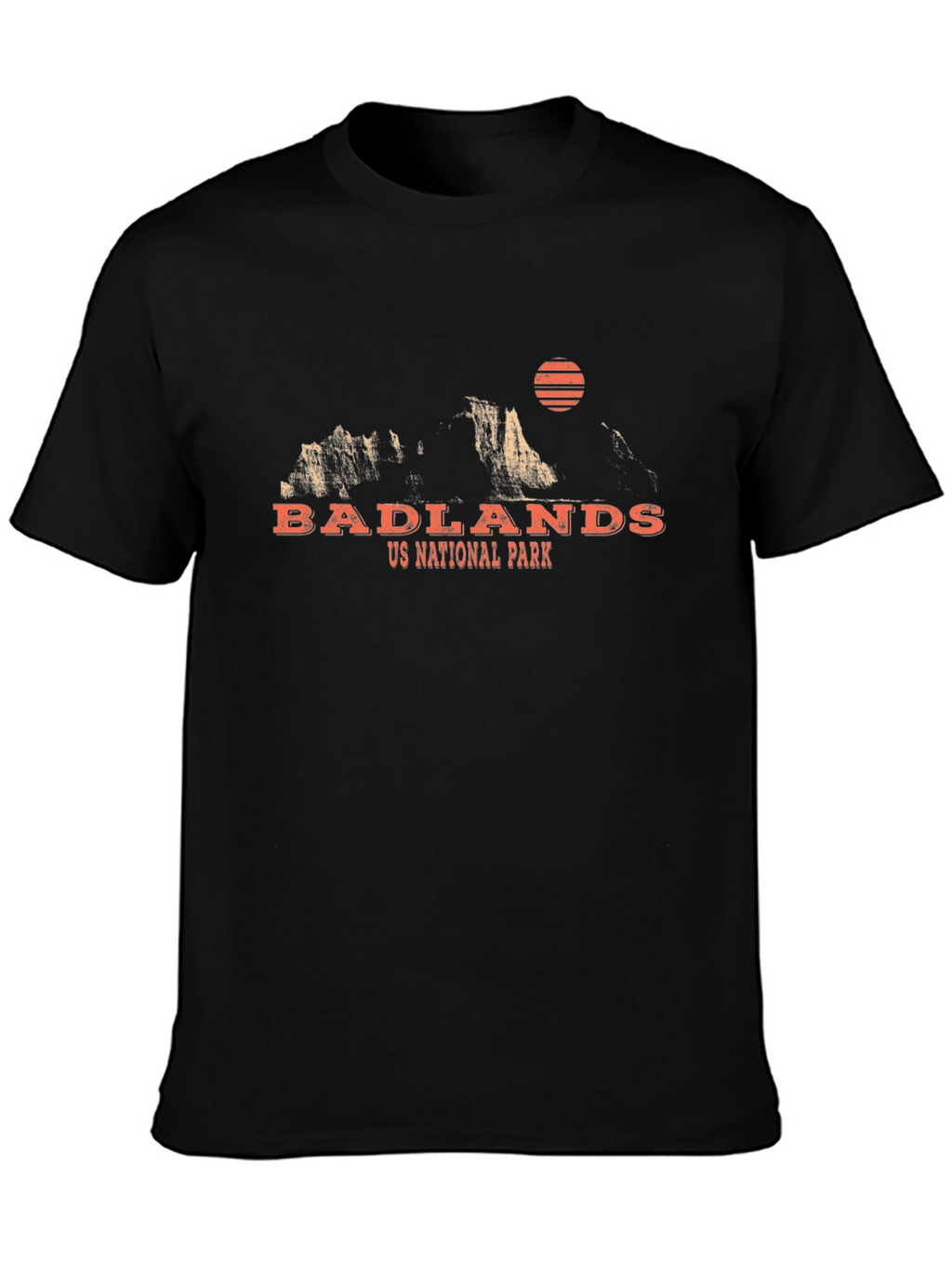 Badlands National Park T-Shirt - Retro Design