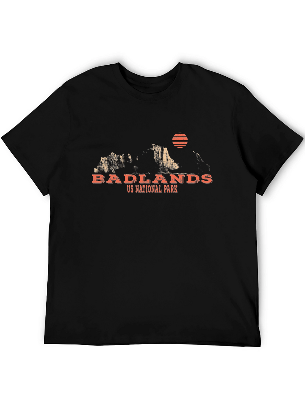 Badlands National Park T-Shirt - Retro Design