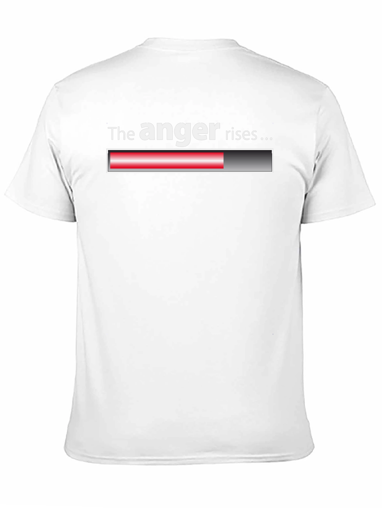 The Anger Rises Black T-Shirt - Funny Graphic Tee