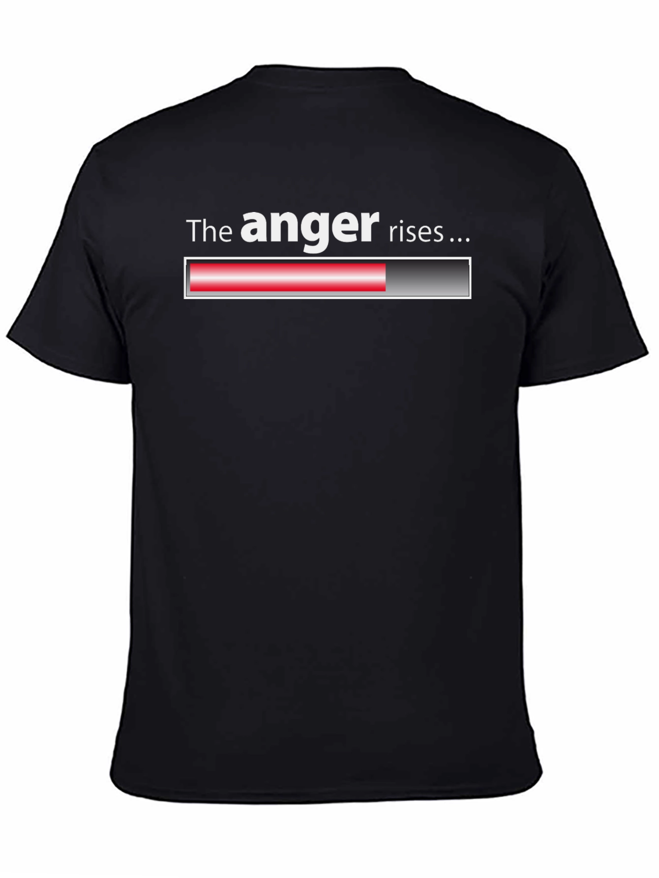 The Anger Rises Black T-Shirt - Funny Graphic Tee
