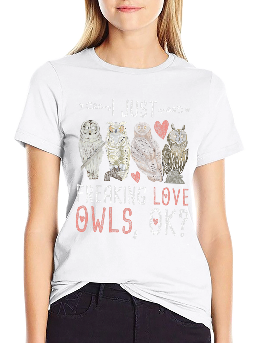 I Just Freaking Love Owls Graphic T-Shirt