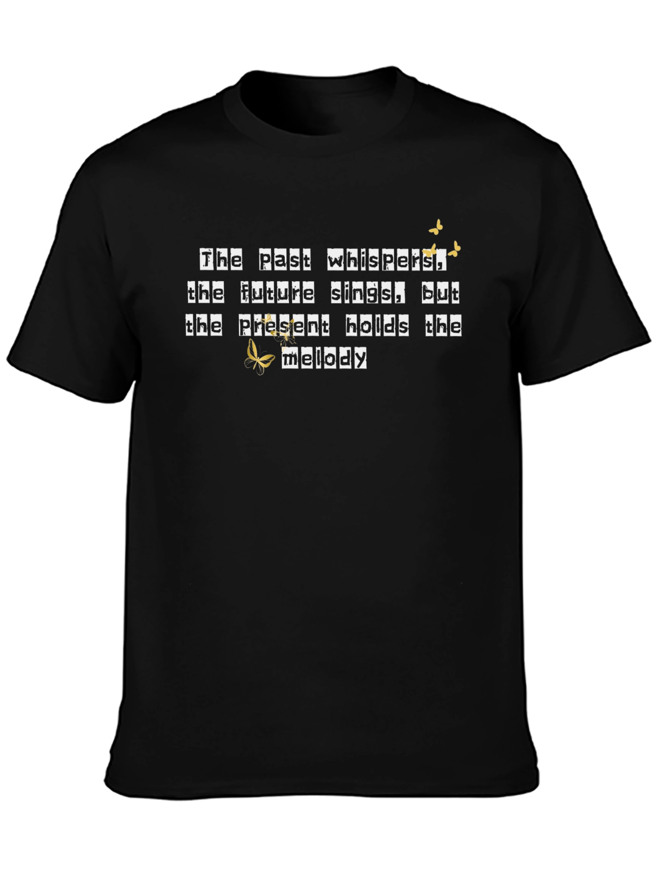Melody Quote Black T-Shirt