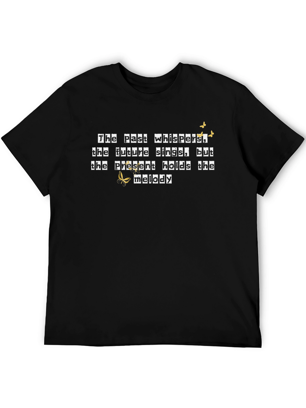Melody Quote Black T-Shirt