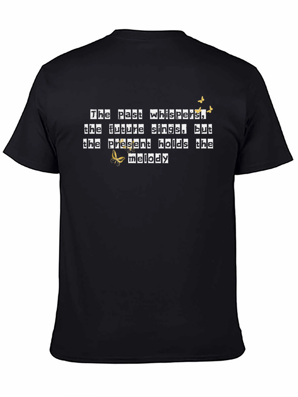 Melody Quote Black T-Shirt