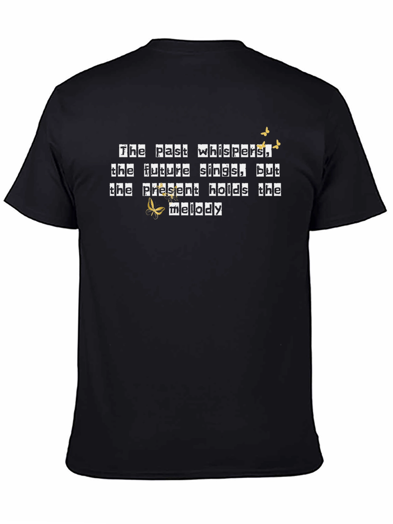 Melody Quote Black T-Shirt