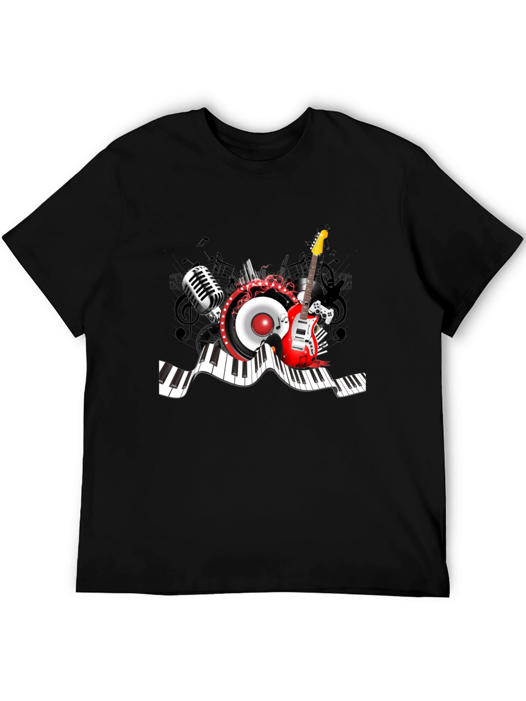 Musical Instrument Graphic T-Shirt