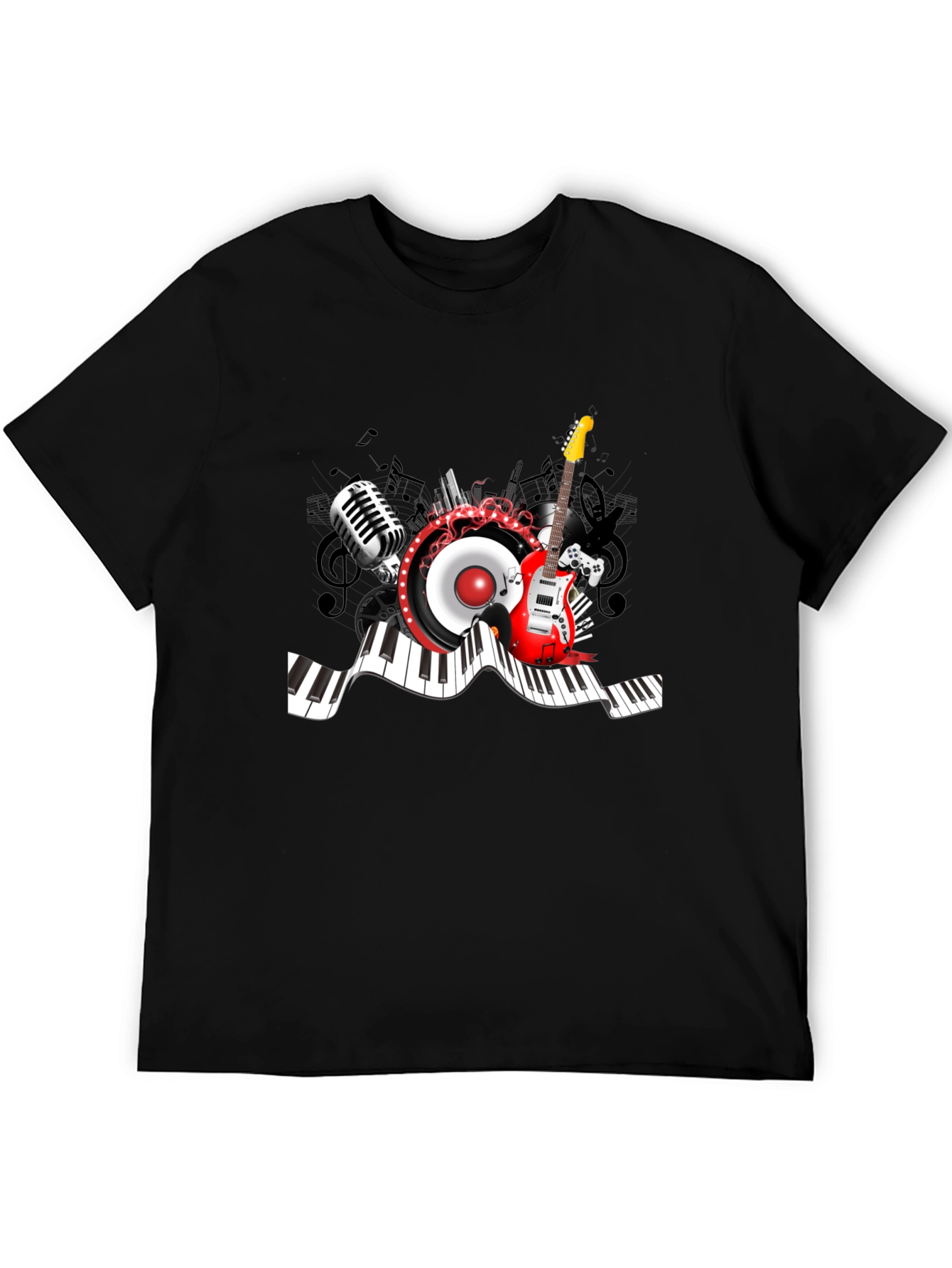 Musical Instrument Graphic T-Shirt