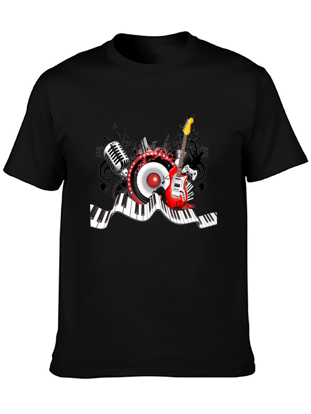 Musical Instrument Graphic T-Shirt
