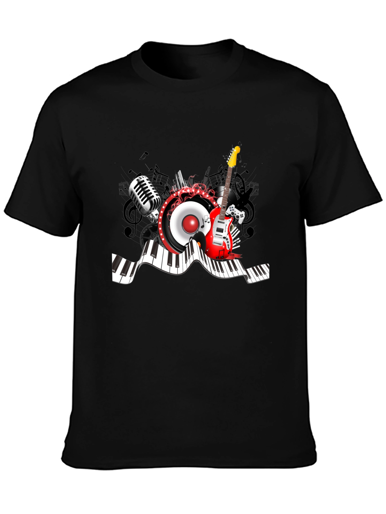 Musical Instrument Graphic T-Shirt