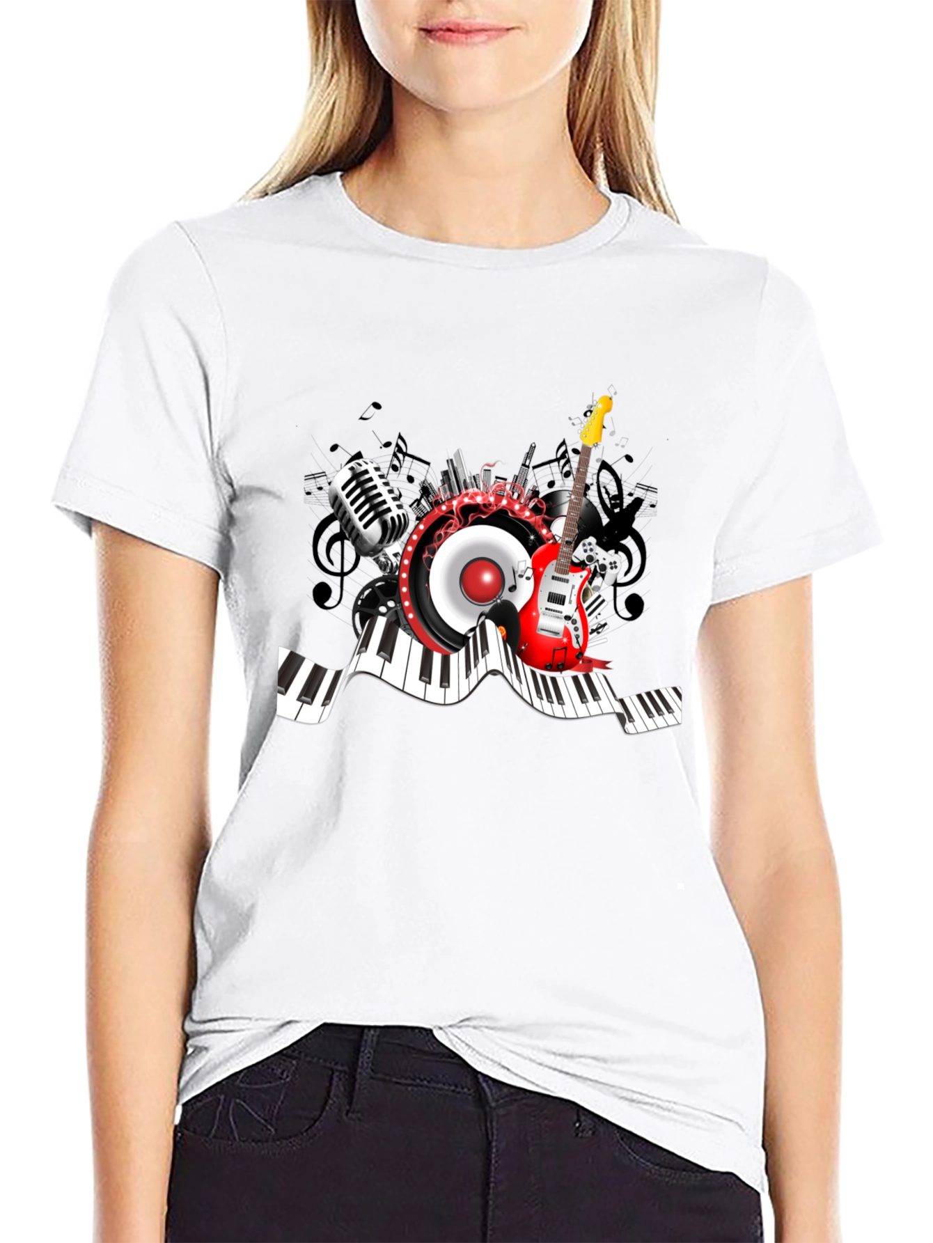 Musical Instrument Graphic T-Shirt