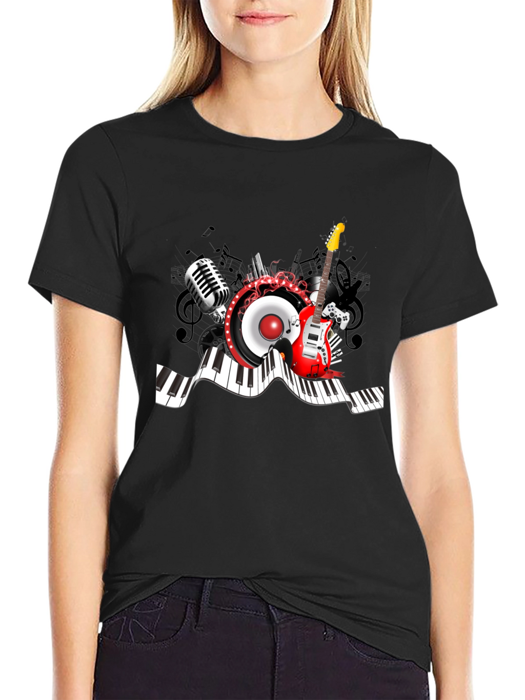 Musical Instrument Graphic T-Shirt