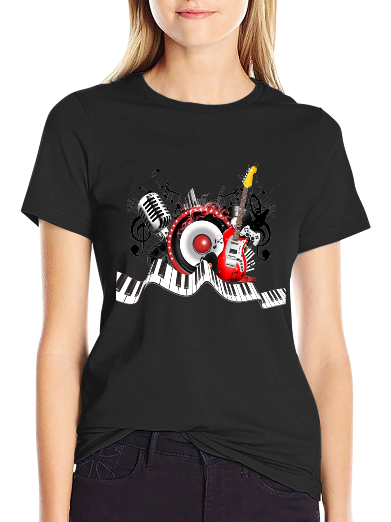 Musical Instrument Graphic T-Shirt