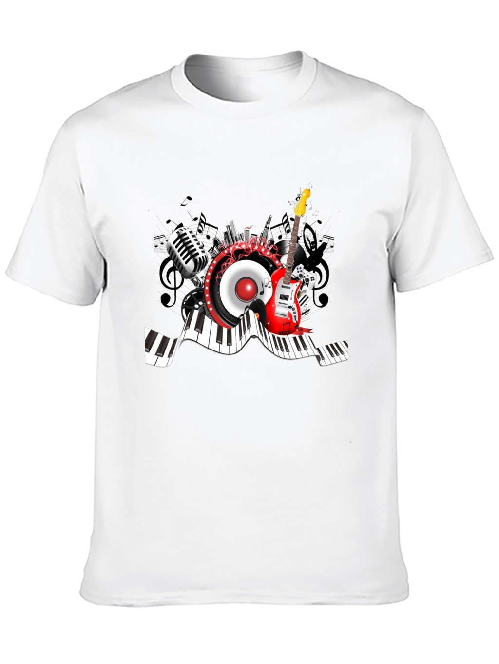 Musical Instrument Graphic T-Shirt