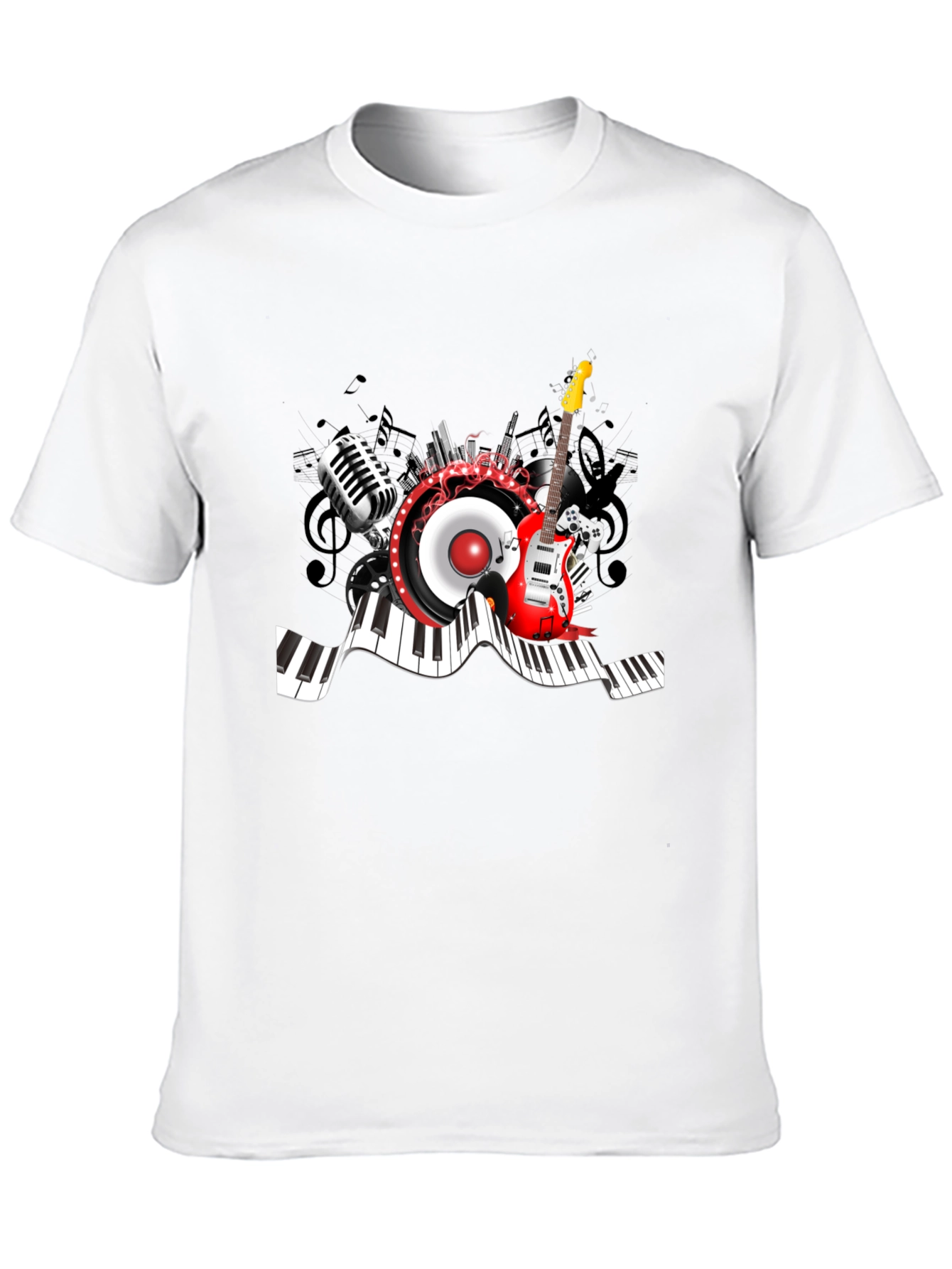 Musical Instrument Graphic T-Shirt