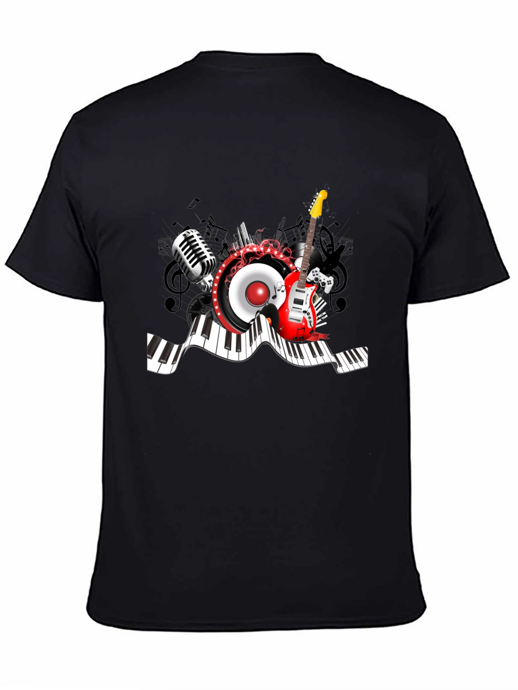 Musical Instrument Graphic T-Shirt