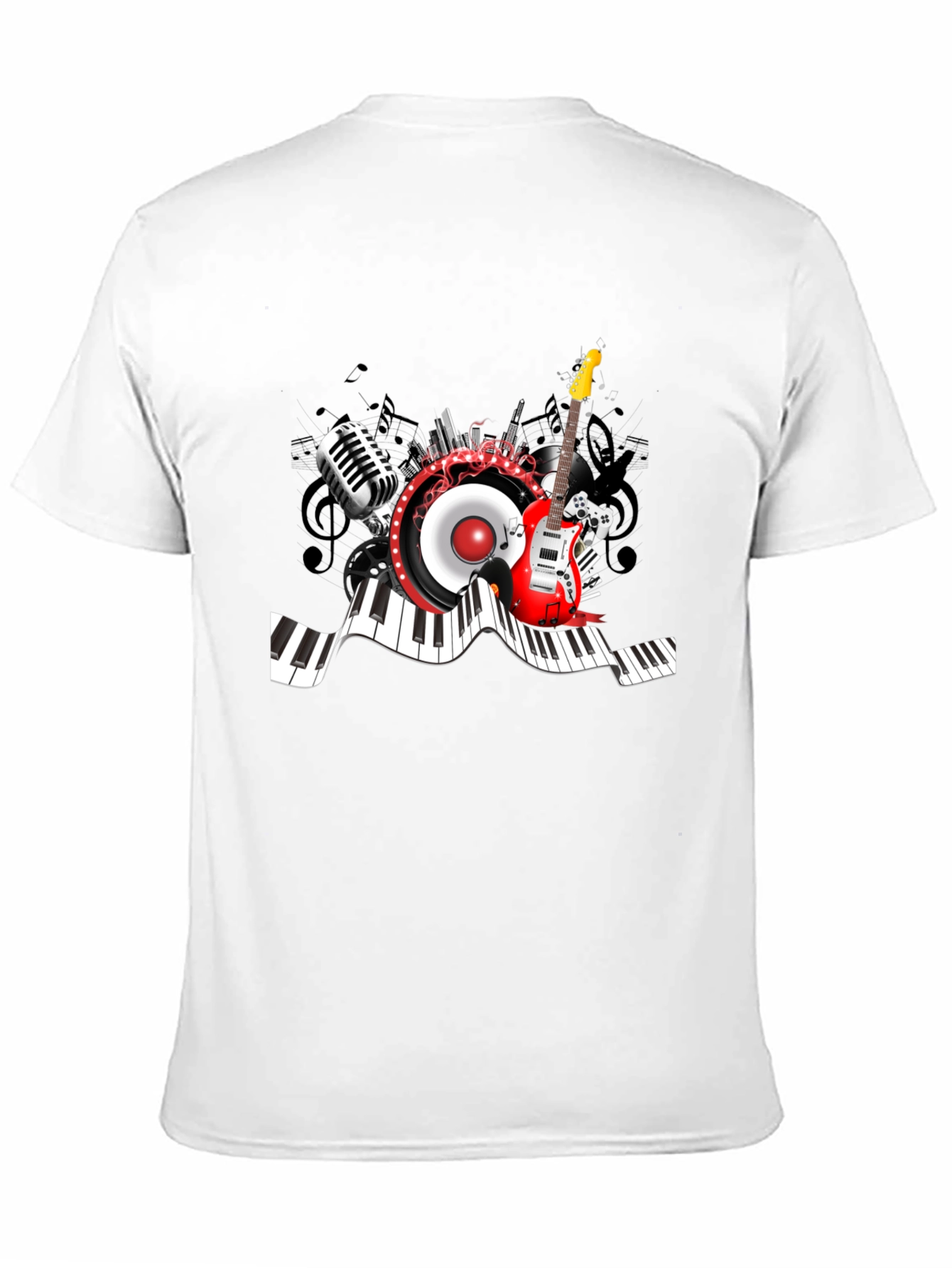 Musical Instrument Graphic T-Shirt