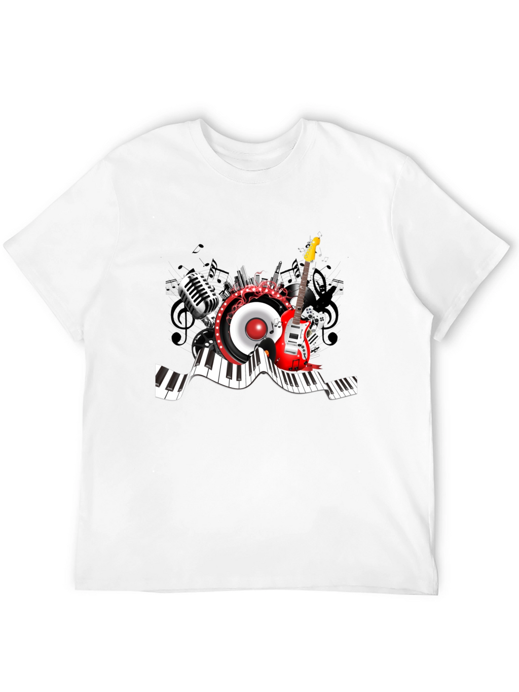 Musical Instrument Graphic T-Shirt