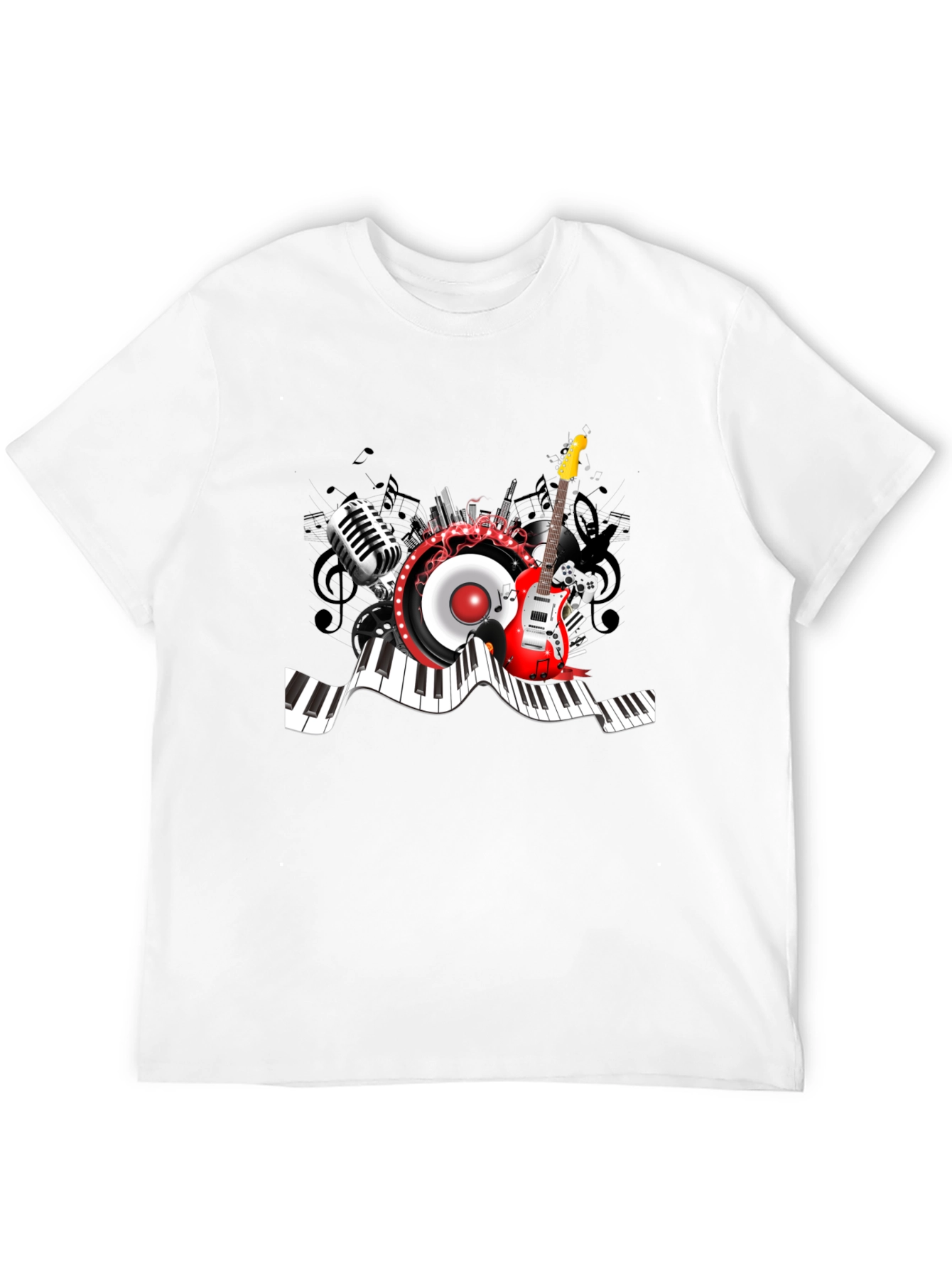 Musical Instrument Graphic T-Shirt