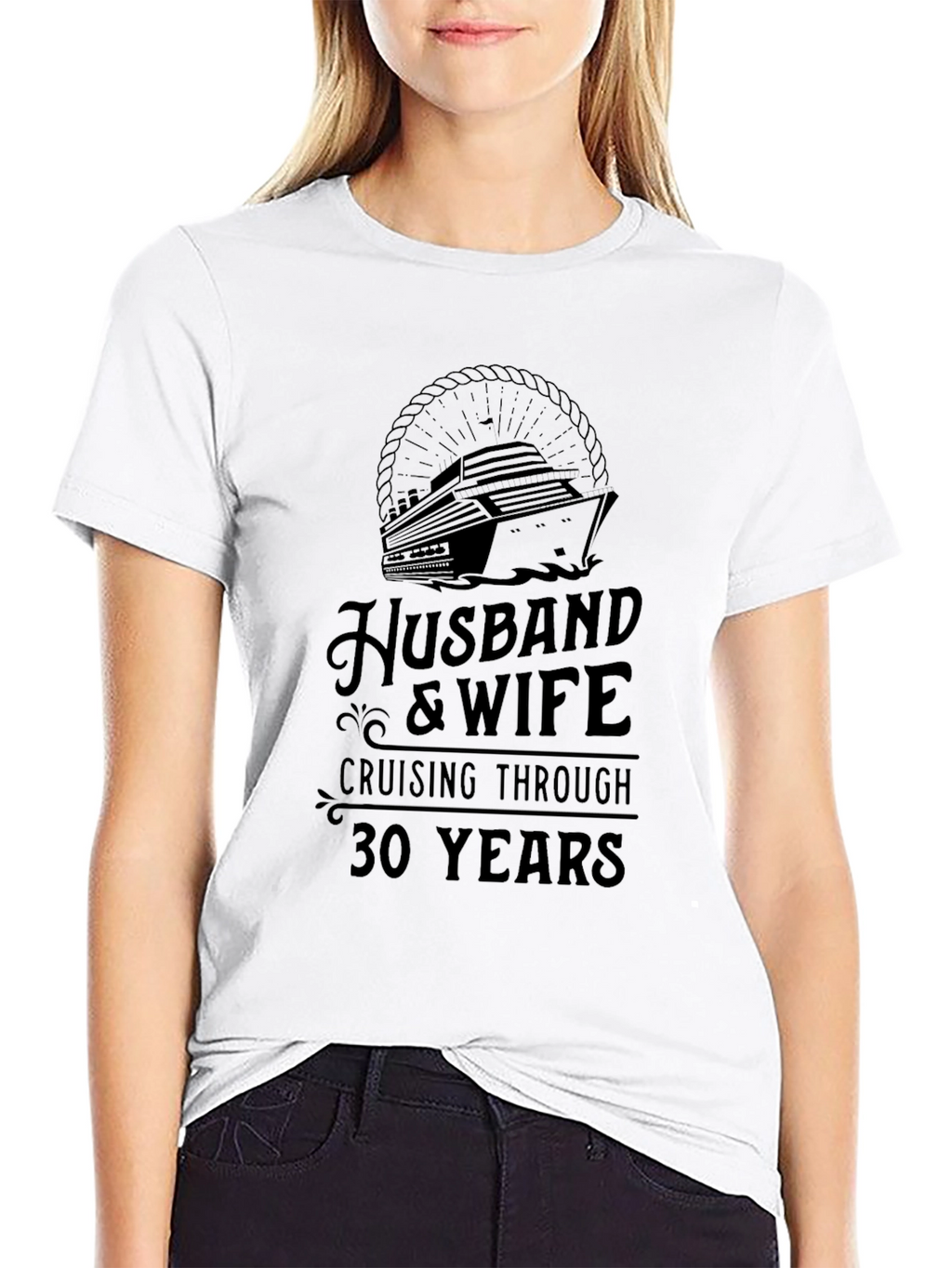Husband & Wife 30 Years Cruising T-Shirt